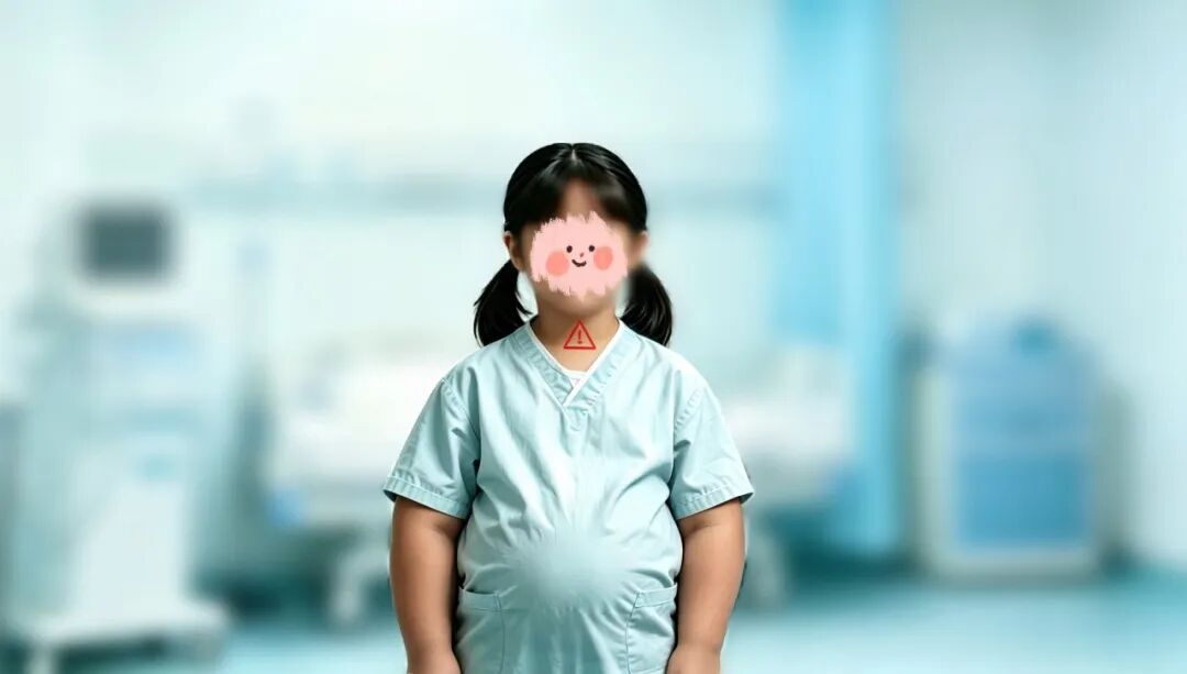 8歲女孩挺“6月孕肚”，病根竟在脖子上！全球僅100例